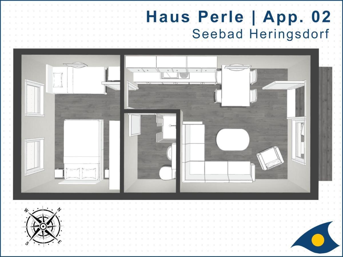 Apartmán Haus Perle Whg 02 Heringsdorf  Exteriér fotografie