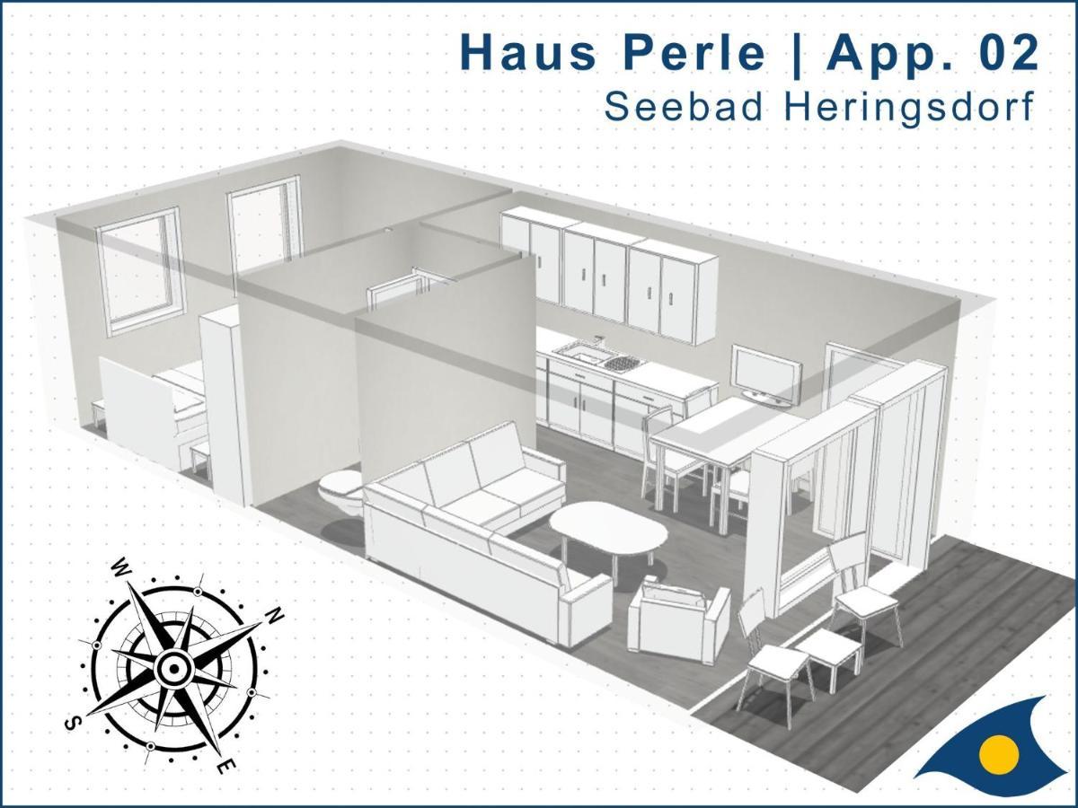 Apartmán Haus Perle Whg 02 Heringsdorf  Exteriér fotografie